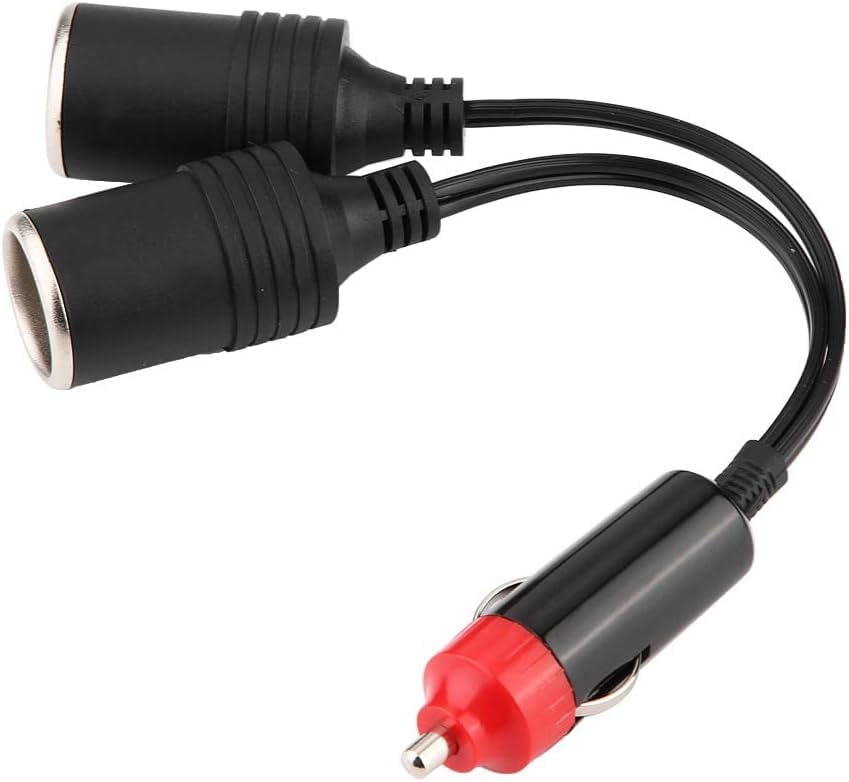 GTIWUNG Auto Motorfiets Sigarettenaansteker Adapter DRIE-WEG Stopcontact Splitter, 1 naar 2 Auto Sigarettenaansteker Pluggen 12V/24V 