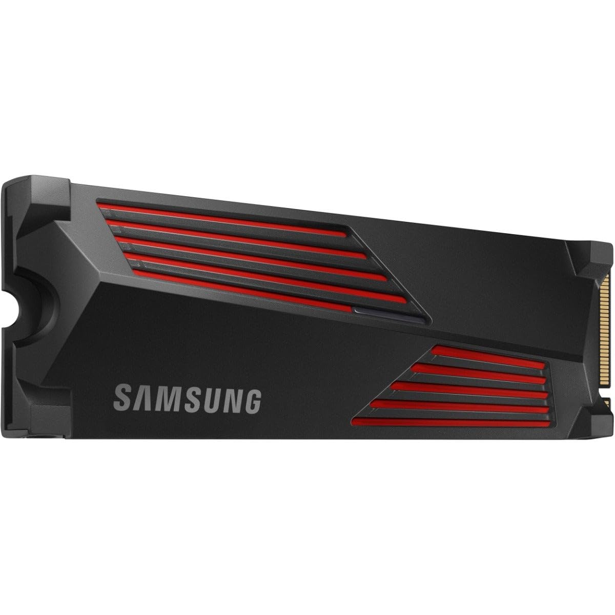 Samsung 990 PRO NVMe M.2 SSD, 2 TB, PCIe 4.0, 7.450 MB/s lezen, 6.900 MB/s schrijven, interne SSD, interne SSD voor gaming en videobewerking, zwart, MZ-V9P2T0BW 