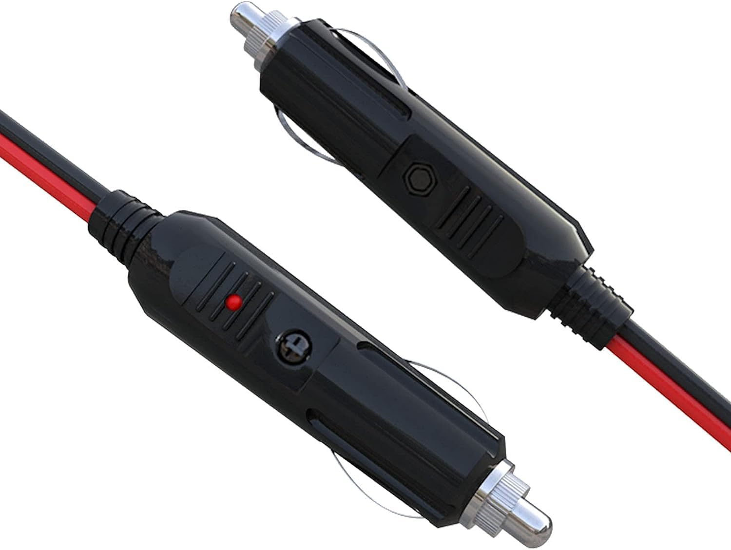 GTIWUNG Auto Motorfiets Sigarettenaansteker Adapter DRIE-WEG Stopcontact Splitter, 1 naar 2 Auto Sigarettenaansteker Pluggen 12V/24V 
