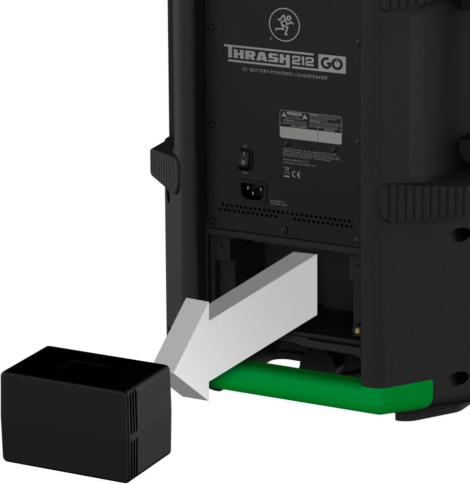 Mackie Thrash212 GO Batterij-aangedreven luidspreker met 12" woofer