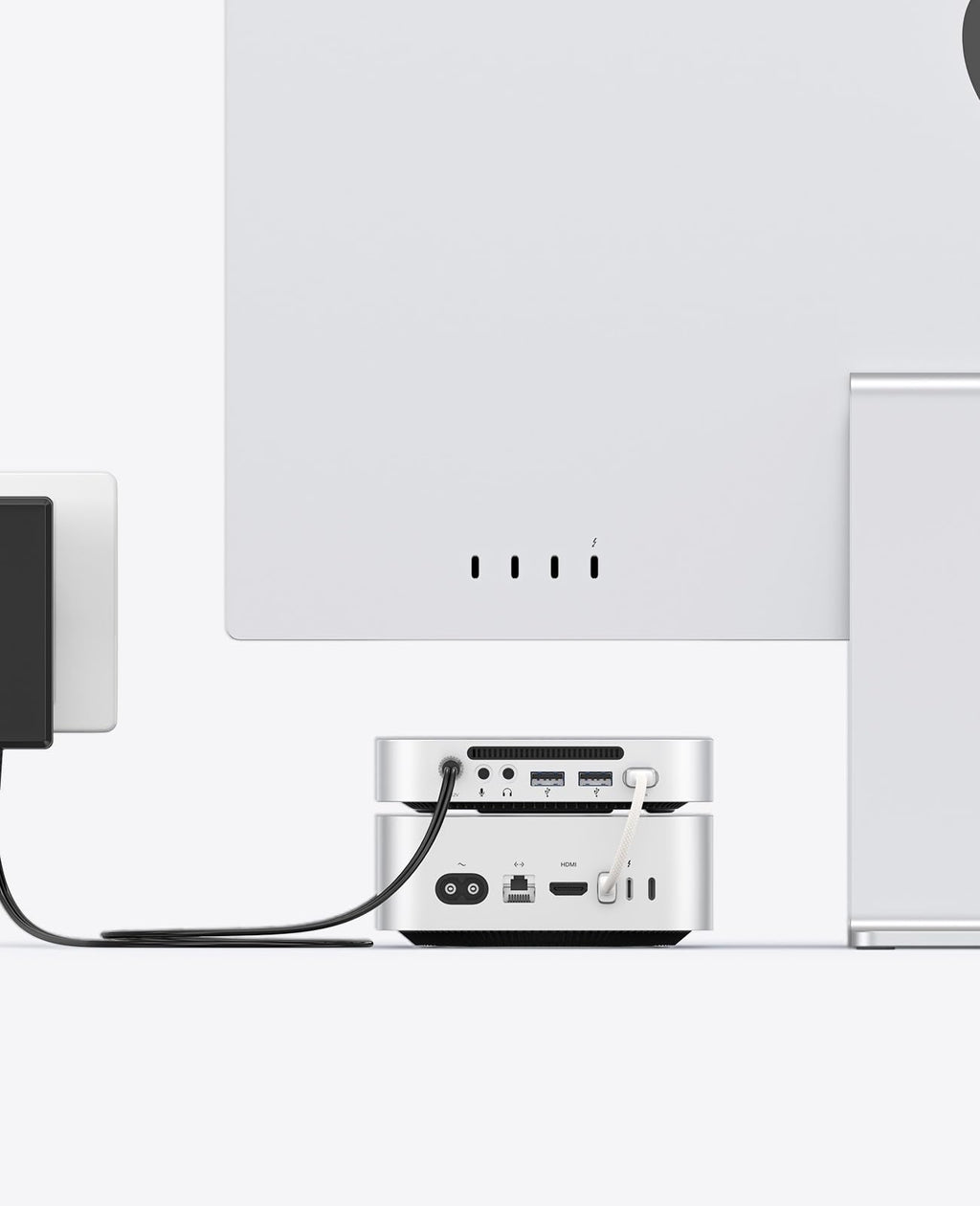 ORICO Minimata 1TB opslag- en dockingstation, externe SSD-uitbreiding voor Mac mini M4, tot 1000 MB/s, USB 3.2/SD/TF/audiopoorten, naadloos ontwerp - M4Max 