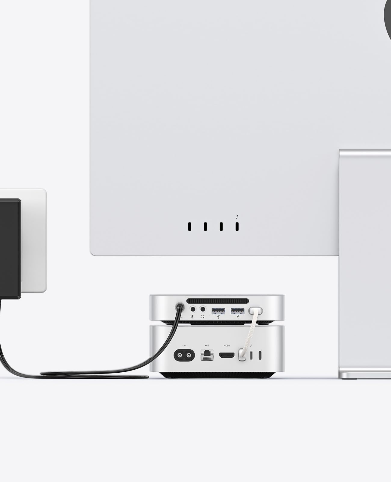 ORICO Minimata 1TB opslag- en dockingstation, externe SSD-uitbreiding voor Mac mini M4, tot 1000 MB/s, USB 3.2/SD/TF/audiopoorten, naadloos ontwerp - M4Max 