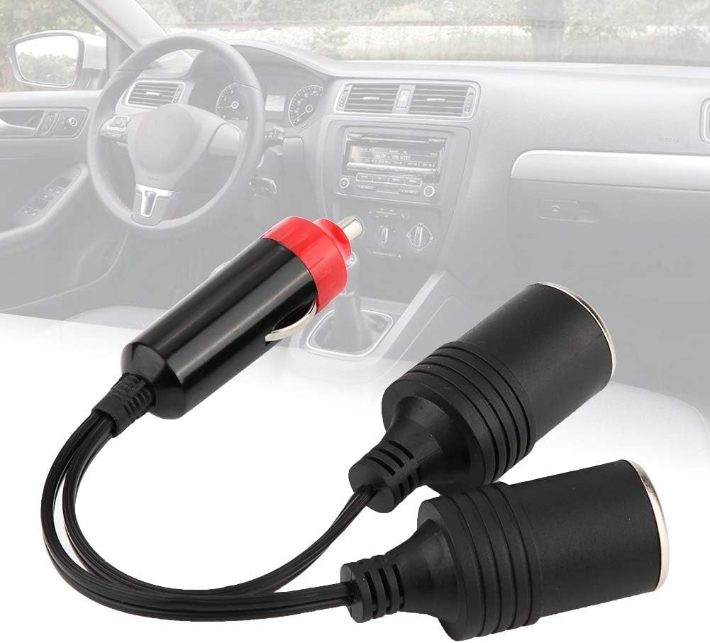 GTIWUNG Auto Motorfiets Sigarettenaansteker Adapter DRIE-WEG Stopcontact Splitter, 1 naar 2 Auto Sigarettenaansteker Pluggen 12V/24V 