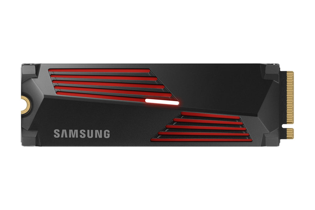 Samsung 990 PRO NVMe M.2 SSD, 2 TB, PCIe 4.0, 7.450 MB/s lezen, 6.900 MB/s schrijven, interne SSD, interne SSD voor gaming en videobewerking, zwart, MZ-V9P2T0BW 