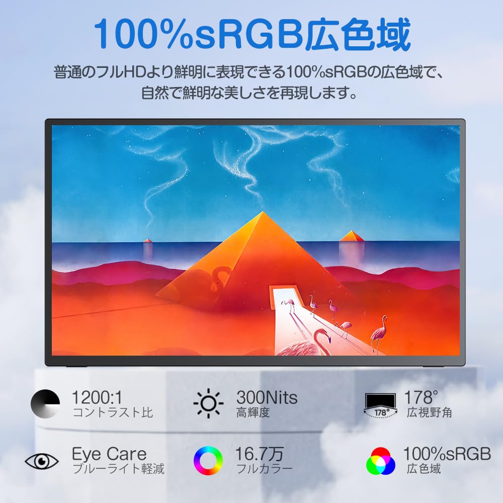 UPERFECT Draagbare Monitor Touchscreen 21,5 inch 120Hz Draagbare Monitor Touchscreen 1300:1 1080P Scherm Geïntegreerde Montage HDMI USB C voor PC Laptop Game Console, Metalen Behuizing VESA Compatibel 