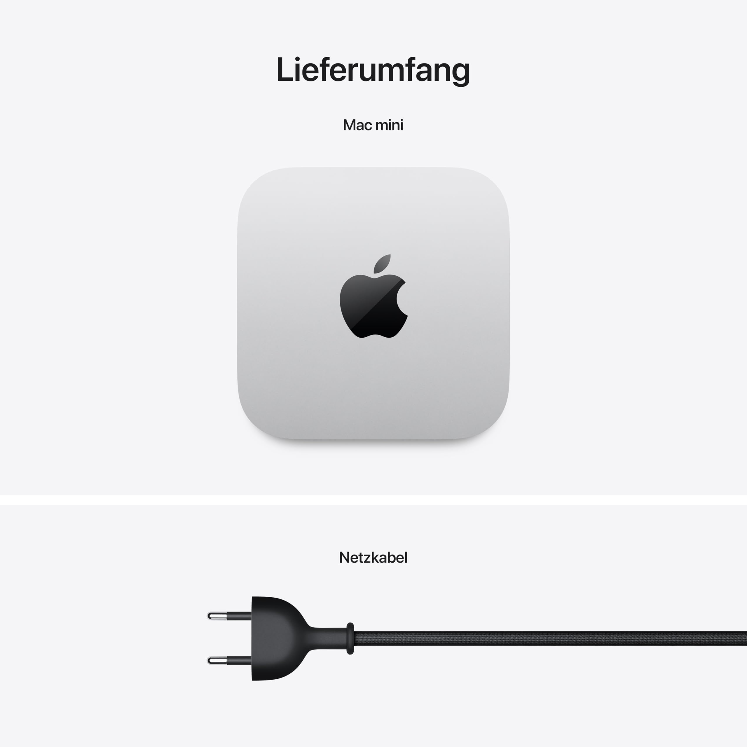 Apple Mac mini desktopcomputer met M4-chip met 10-core CPU en 10-core GPU: 16 GB gedeeld geheugen, 256 GB SSD-opslag, Gigabit Ethernet. Werkt met iPhone/iPad. 