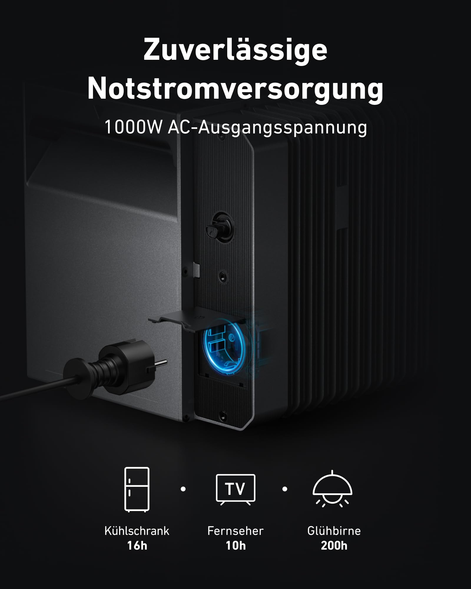 Anker SOLIX Solar Bank 2 E1600 Pro met geheugen, alles-in-één energieopslag met micro-omvormer, 1,6 kWh, 4 MPPT 2400 W zonne-energie-ingang, 1000 W AC, 6000 laadcycli, capaciteit van 9,6 kWh, plug &amp; play 