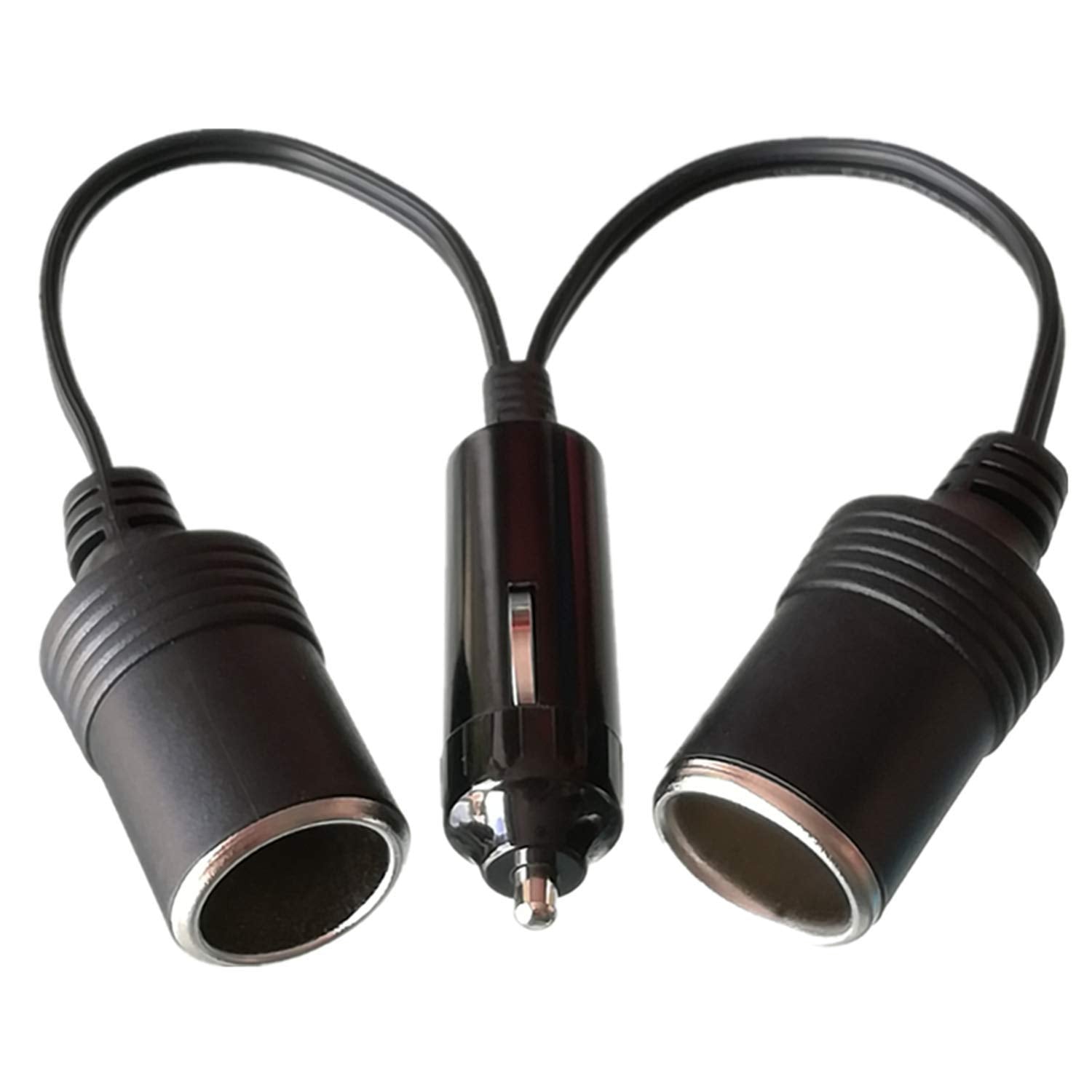 GTIWUNG Auto Motorfiets Sigarettenaansteker Adapter DRIE-WEG Stopcontact Splitter, 1 naar 2 Auto Sigarettenaansteker Pluggen 12V/24V 