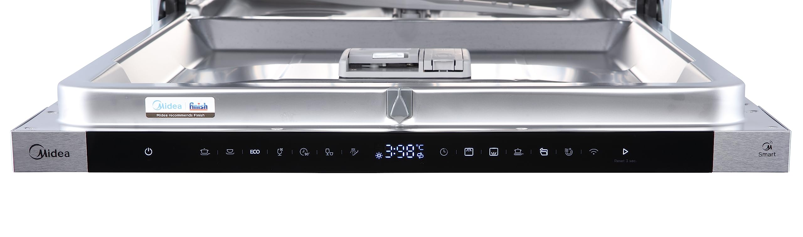 Midea ST 3.6F wi aanrechtvaatwasser, 6 wasprogramma's, startuitstel, extra droogfunctie, IoT-bediening, minivaatwasser, ideaal voor kleine appartementen, wit 