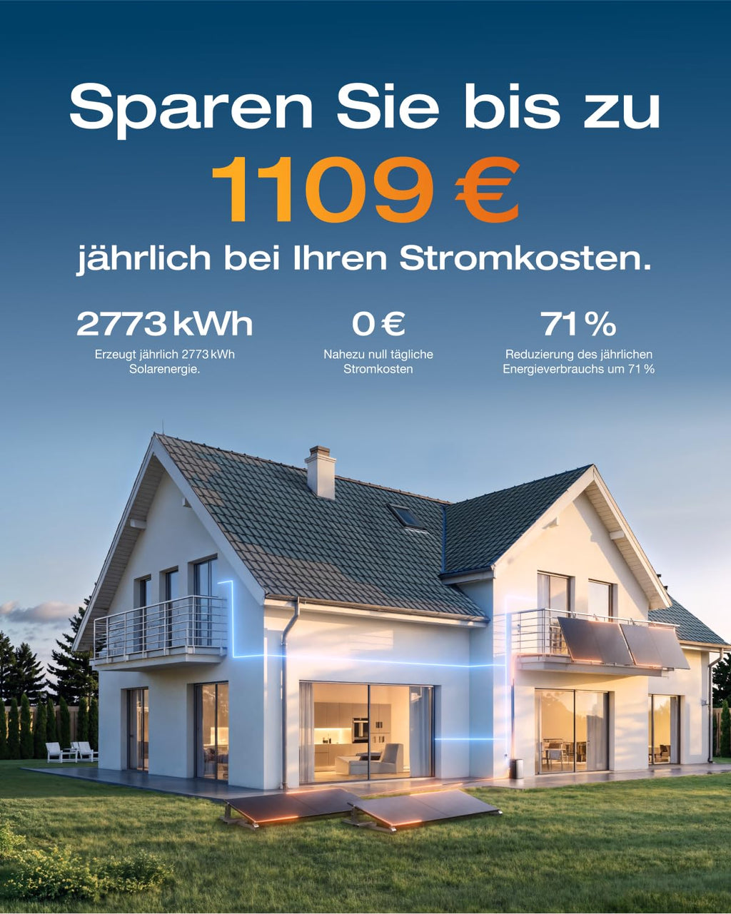 ECOFLOW STREAM Ultra 1,92 kWh 0% BTW, balkoncentrale met opslag, 4 MPPT 2800W zonne-energie-ingang, 2300W dubbele AC-aansluitingen, alles-in-één energieopslag met omvormer, capaciteit van 11,52 kWh, 6000 cycli, plug &amp; play 