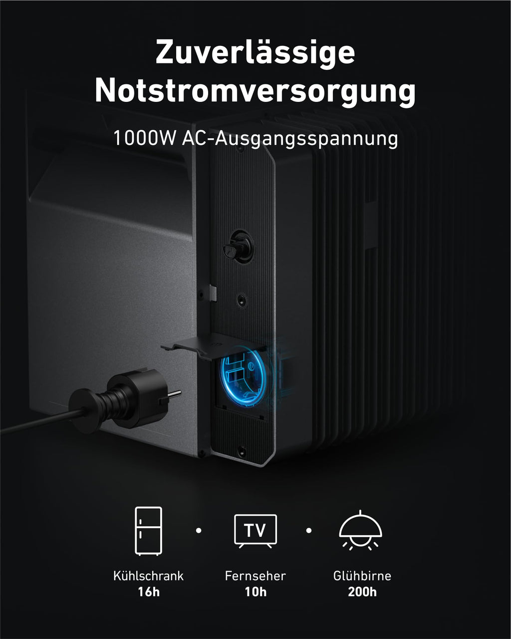 Anker SOLIX Solar Bank 2 E1600 Pro met geheugen, alles-in-één energieopslag met micro-omvormer, 1,6 kWh, 4 MPPT 2400 W zonne-energie-ingang, 1000 W AC, 6000 laadcycli, capaciteit van 9,6 kWh, plug &amp; play 