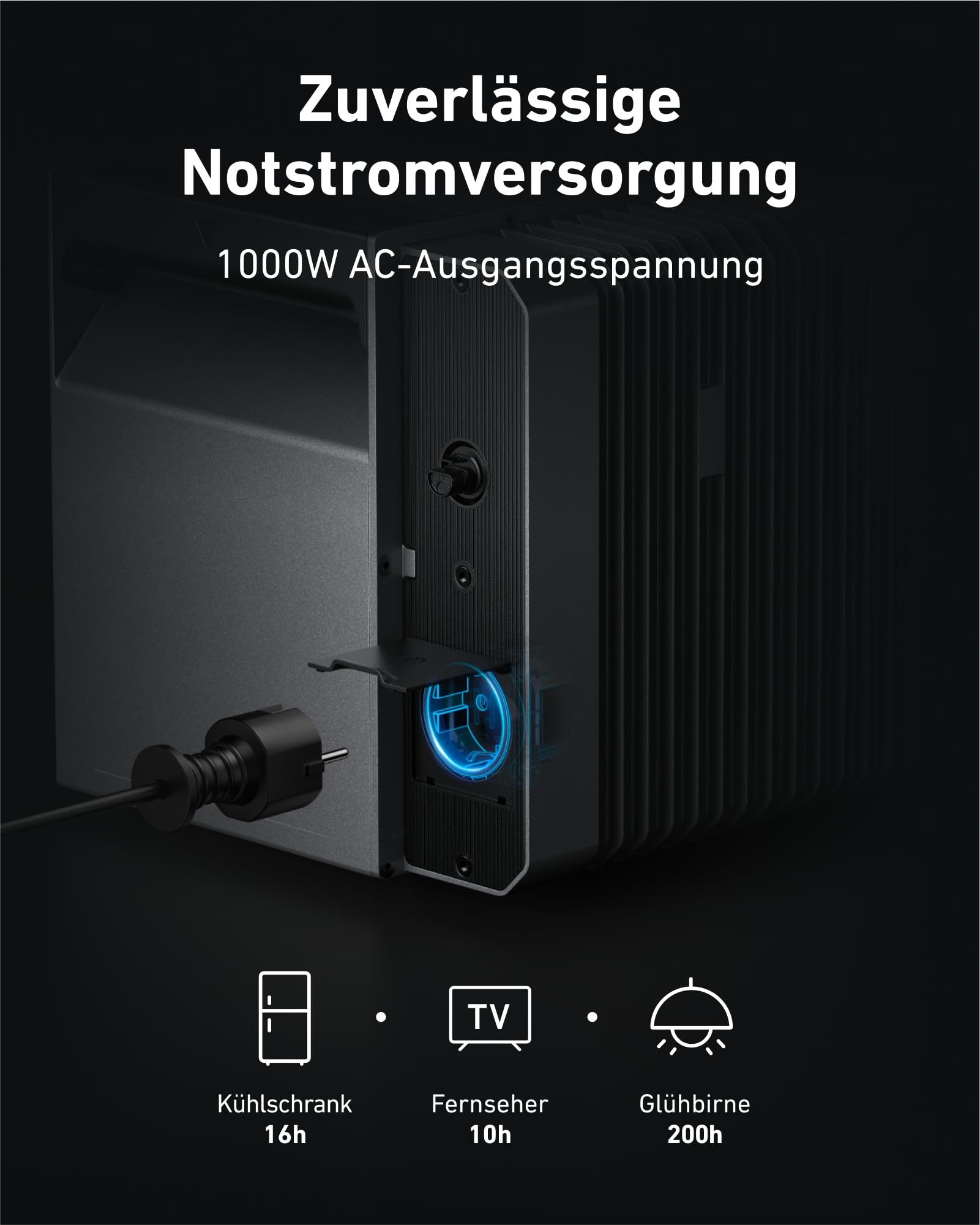 Anker SOLIX Solar Bank 2 E1600 Pro met geheugen, alles-in-één energieopslag met micro-omvormer, 1,6 kWh, 4 MPPT 2400 W zonne-energie-ingang, 1000 W AC, 6000 laadcycli, capaciteit van 9,6 kWh, plug &amp; play 