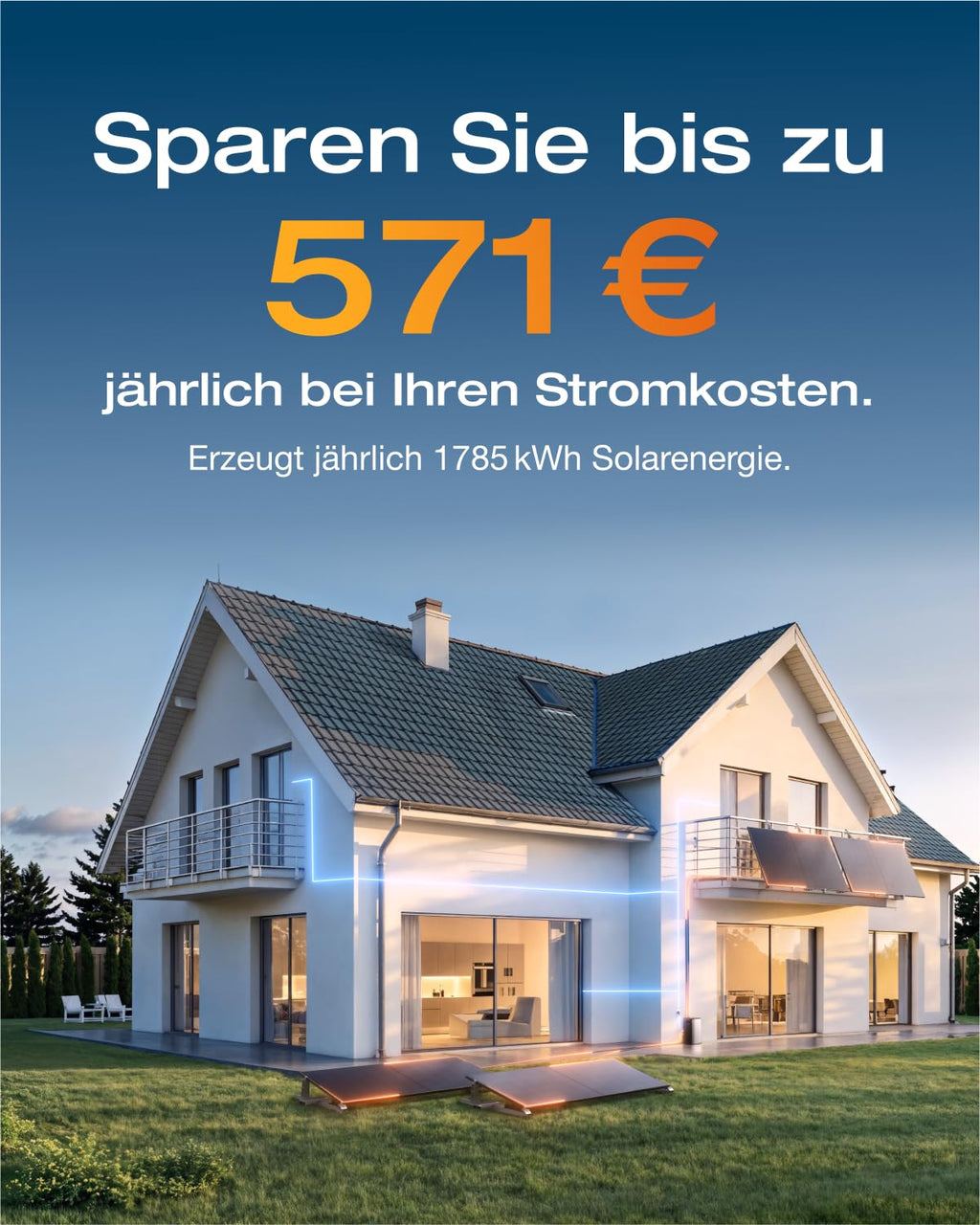 ECOFLOW STREAM Ultra 1,92 kWh 0% BTW, balkoncentrale met opslag, 4 MPPT 2800W zonne-energie-ingang, 2300W dubbele AC-aansluitingen, alles-in-één energieopslag met omvormer, capaciteit van 11,52 kWh, 6000 cycli, plug &amp; play 