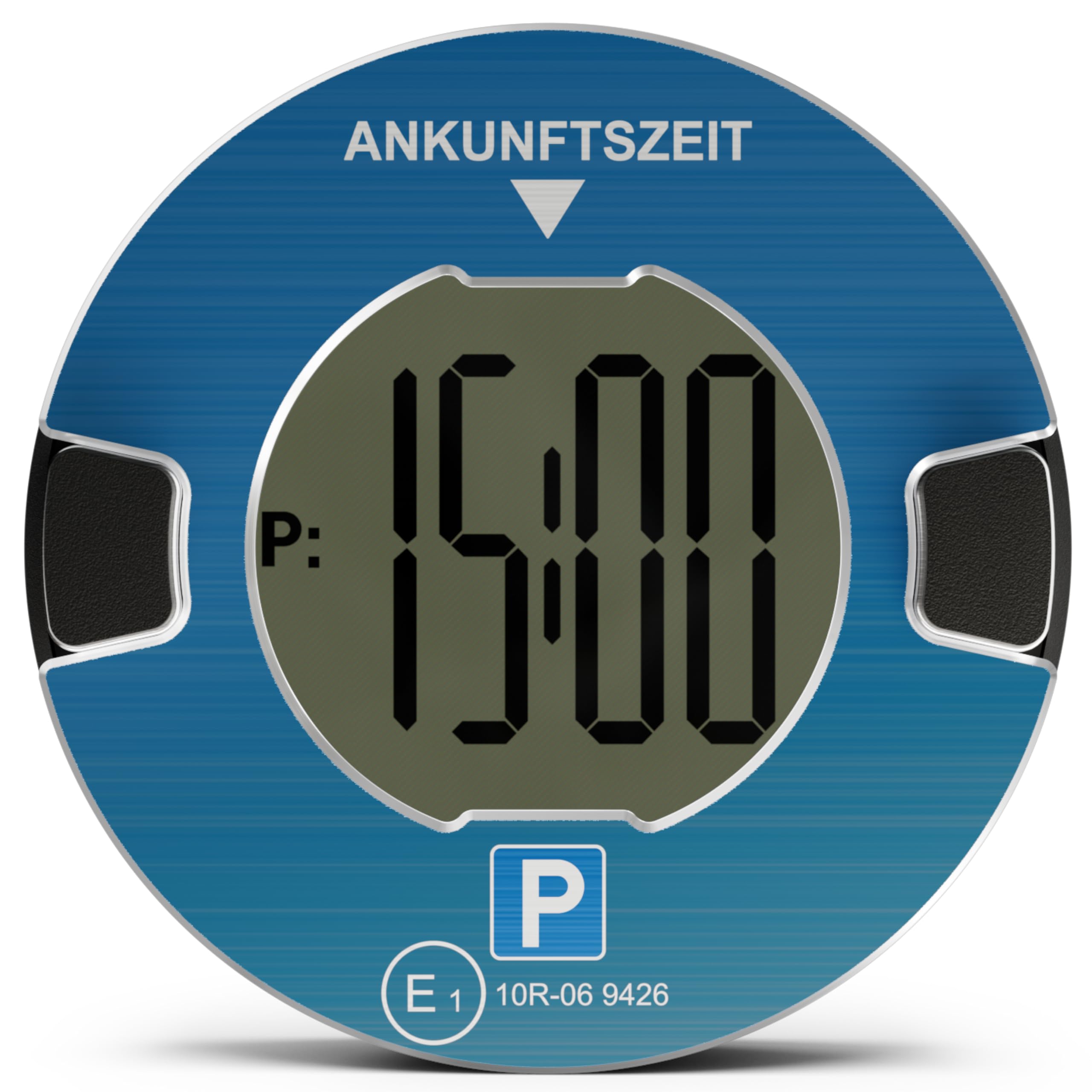 OOONO P-DISC NO1 - Elektronische parkeerschijf met goedkeuring voor auto's - Automatische digitale parkeerschijf elektrisch met goedkeuring van de KBA volgens StVO - Elektrische parkeermeter auto goedgekeurd 