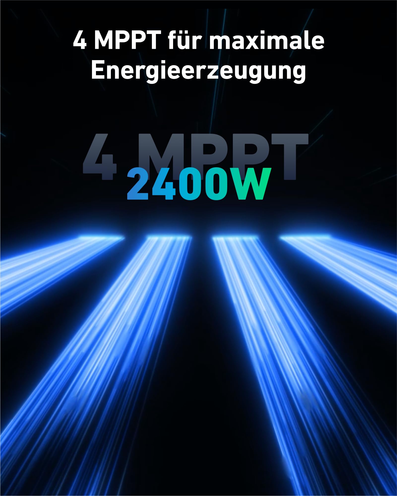 Anker SOLIX Solar Bank 2 E1600 Pro met geheugen, alles-in-één energieopslag met micro-omvormer, 1,6 kWh, 4 MPPT 2400 W zonne-energie-ingang, 1000 W AC, 6000 laadcycli, capaciteit van 9,6 kWh, plug &amp; play 