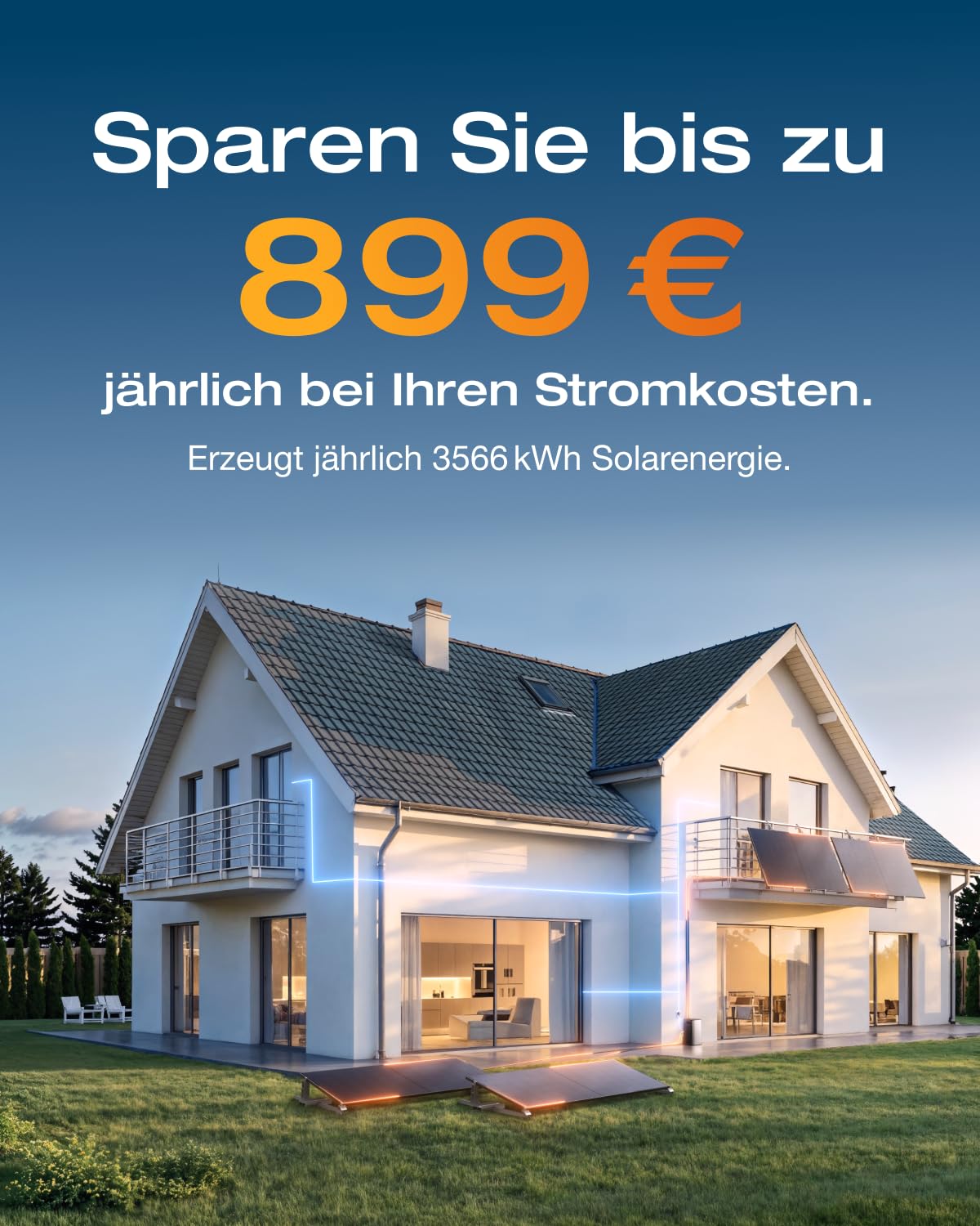 ECOFLOW STREAM Ultra 1,92 kWh 0% BTW, balkoncentrale met opslag, 4 MPPT 2800W zonne-energie-ingang, 2300W dubbele AC-aansluitingen, alles-in-één energieopslag met omvormer, capaciteit van 11,52 kWh, 6000 cycli, plug &amp; play 