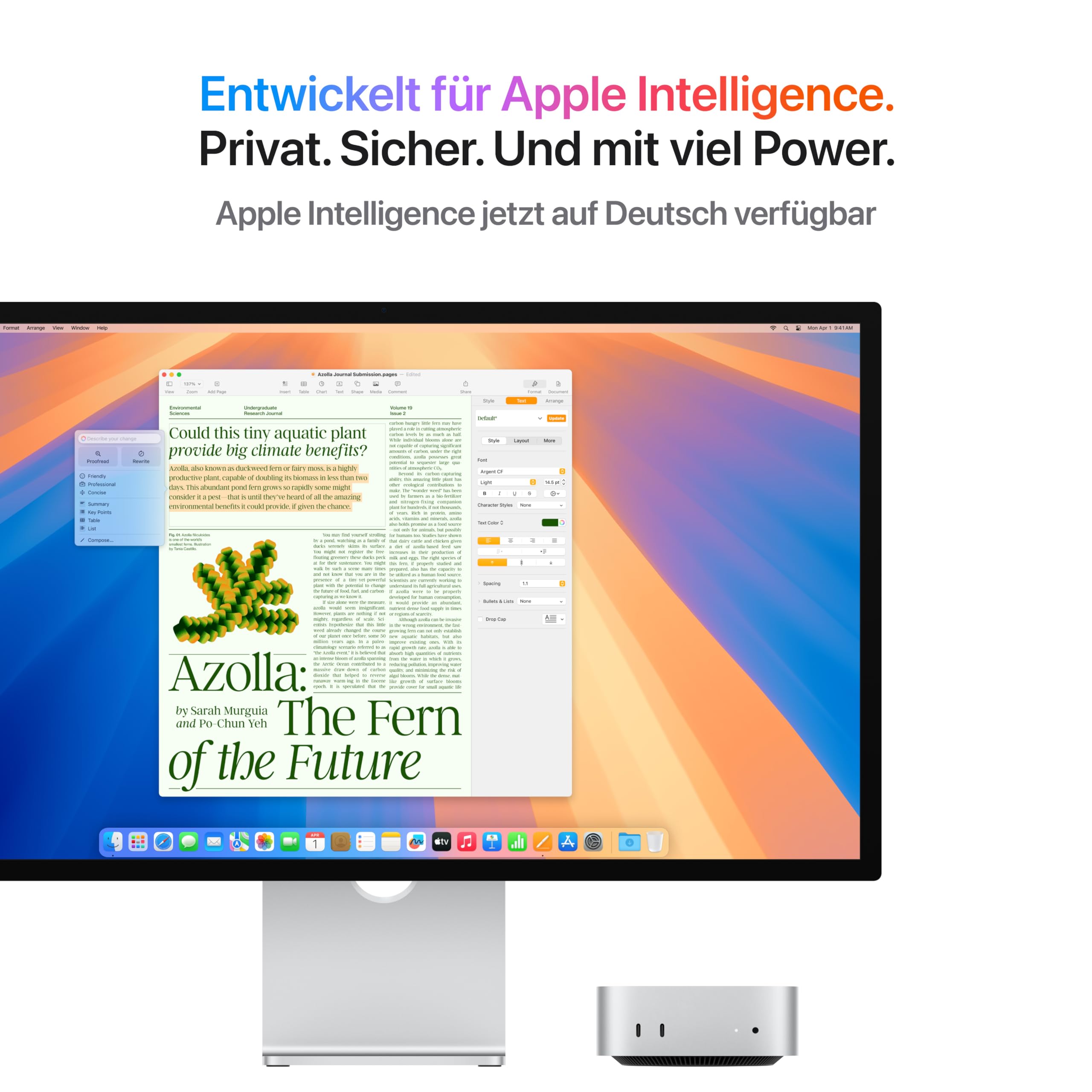 Apple Mac mini desktopcomputer met M4-chip met 10-core CPU en 10-core GPU: 16 GB gedeeld geheugen, 256 GB SSD-opslag, Gigabit Ethernet. Werkt met iPhone/iPad. 