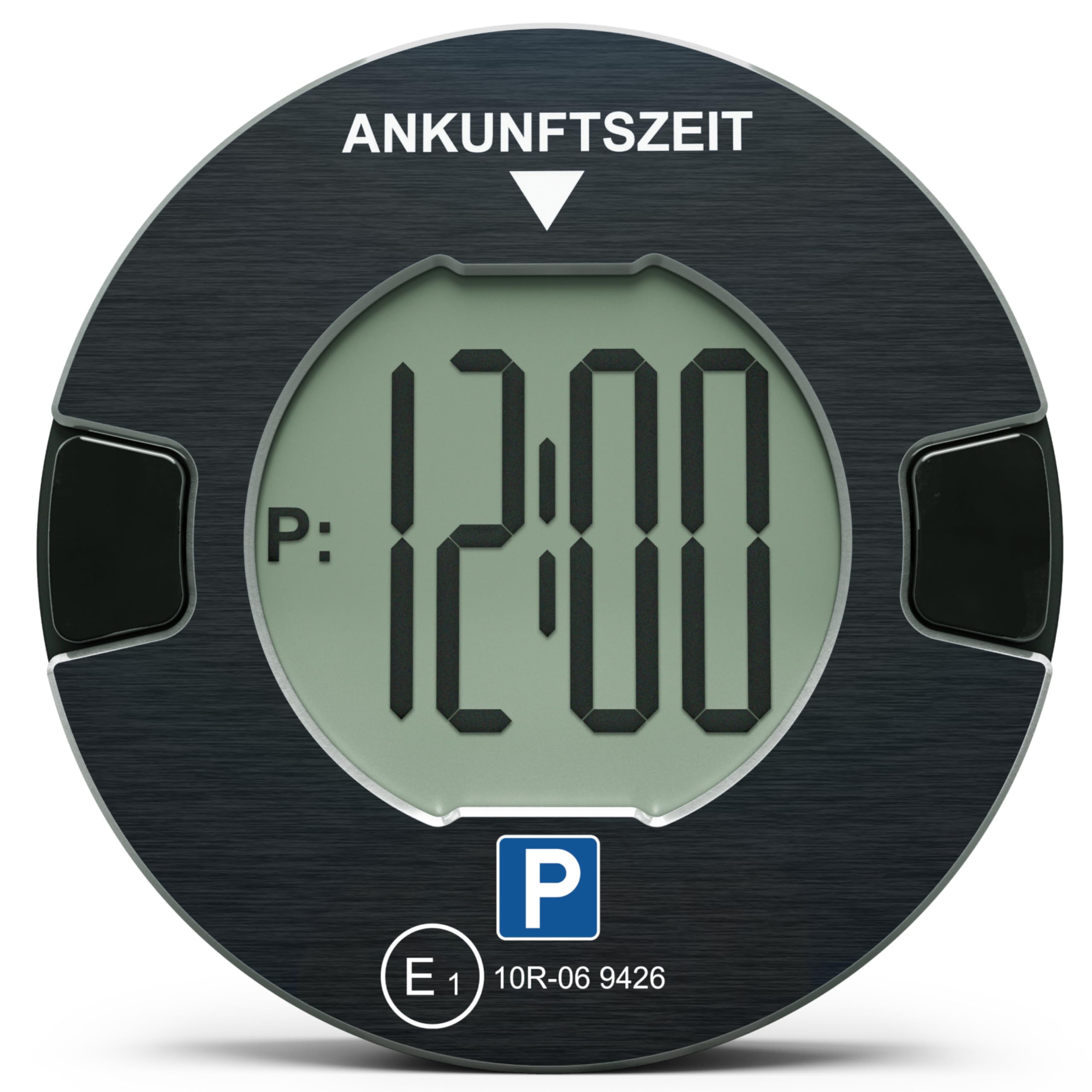OOONO P-DISC NO1 - Elektronische parkeerschijf met goedkeuring voor auto's - Automatische digitale parkeerschijf elektrisch met goedkeuring van de KBA volgens StVO - Elektrische parkeermeter auto goedgekeurd 