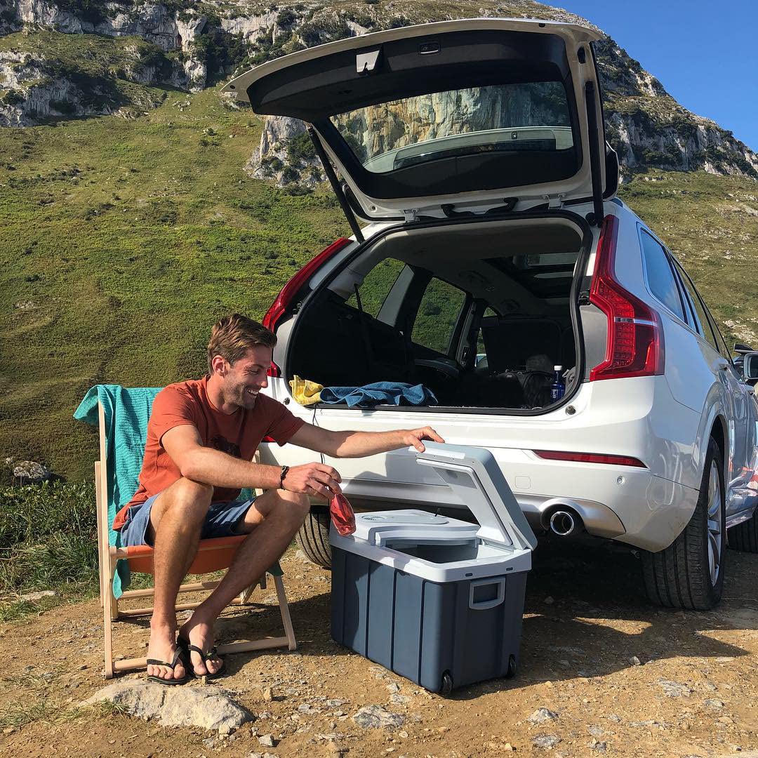 Mobicool MQ40A elektrische koelbox, aluminium, MQ40A, minikoelkast voor auto, werk, vrachtwagen en camping 
