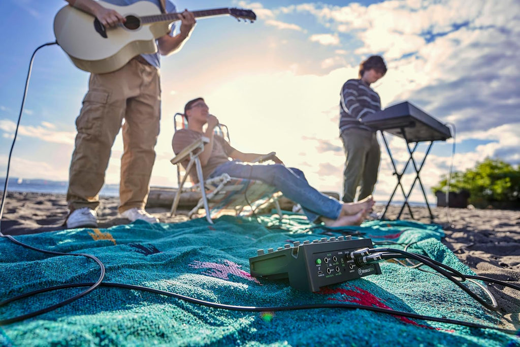 MobileMix 8-kanaals USB-aangedreven mixer voor A/V-productie, livegeluid en streaming 