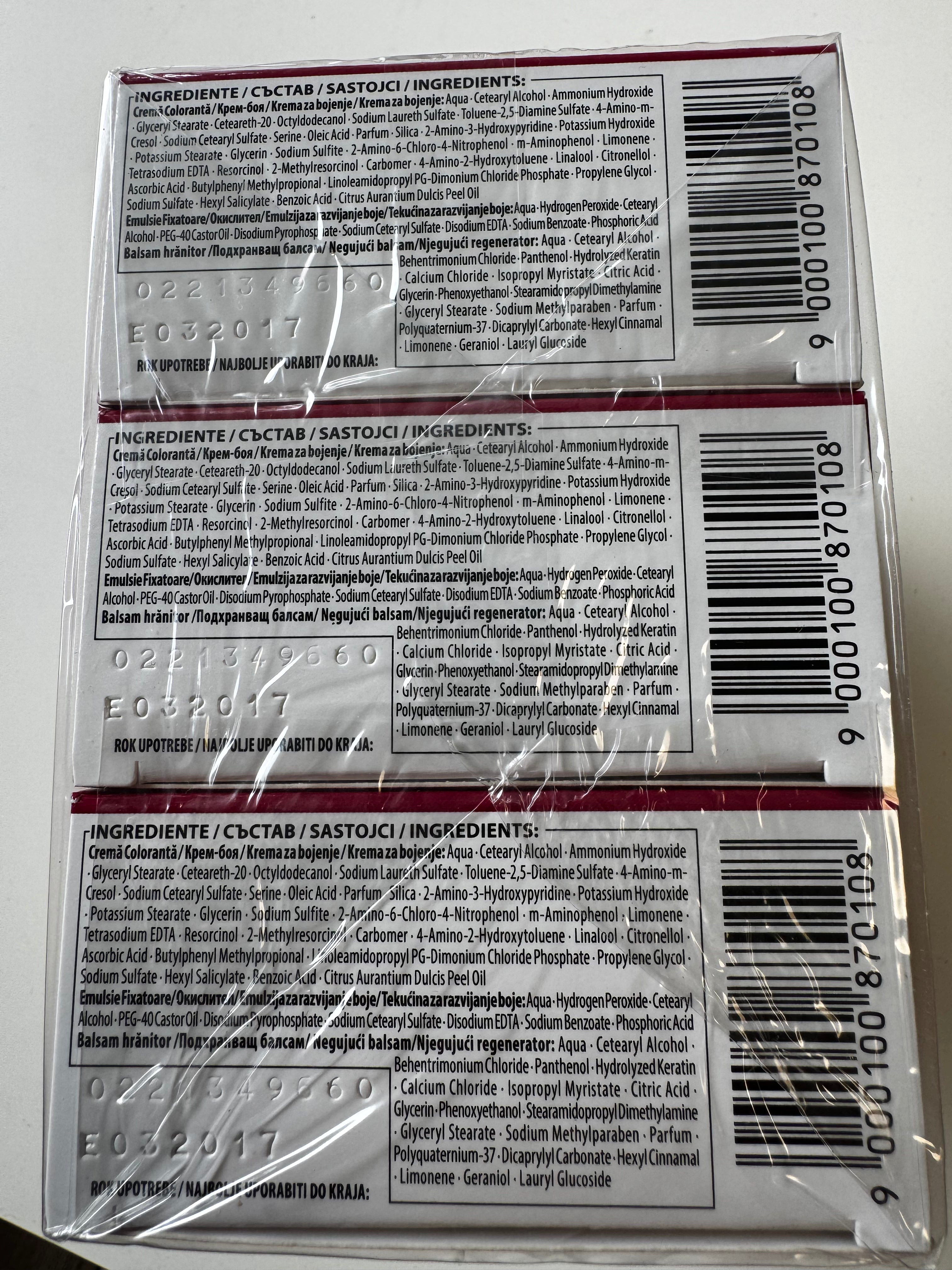 3-pack Schwarzkopf Palette SalonColors 6-7 (Donker Koperblond) – Resterende voorraad is verlopen 