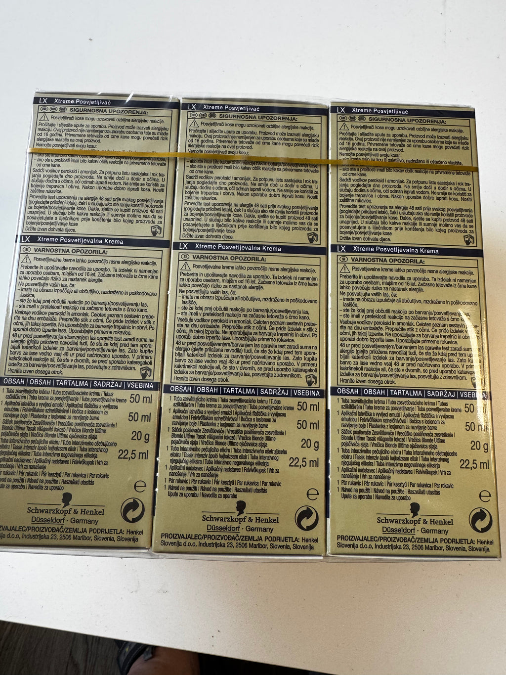 3-pack Schwarzkopf blonde ULTIME LX Xtreme Lightener (verloopt) 