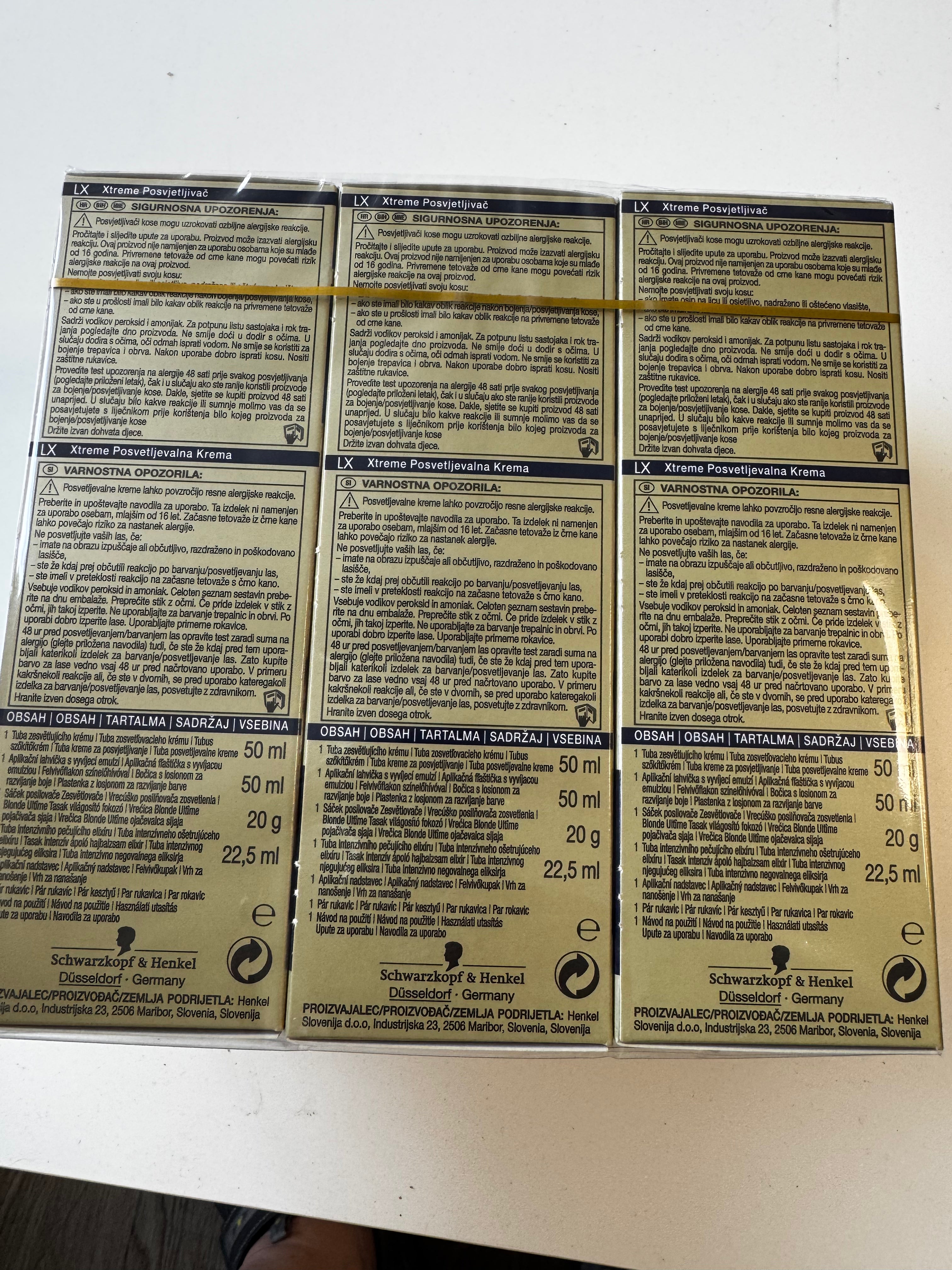 3-pack Schwarzkopf blonde ULTIME LX Xtreme Lightener (verloopt) 