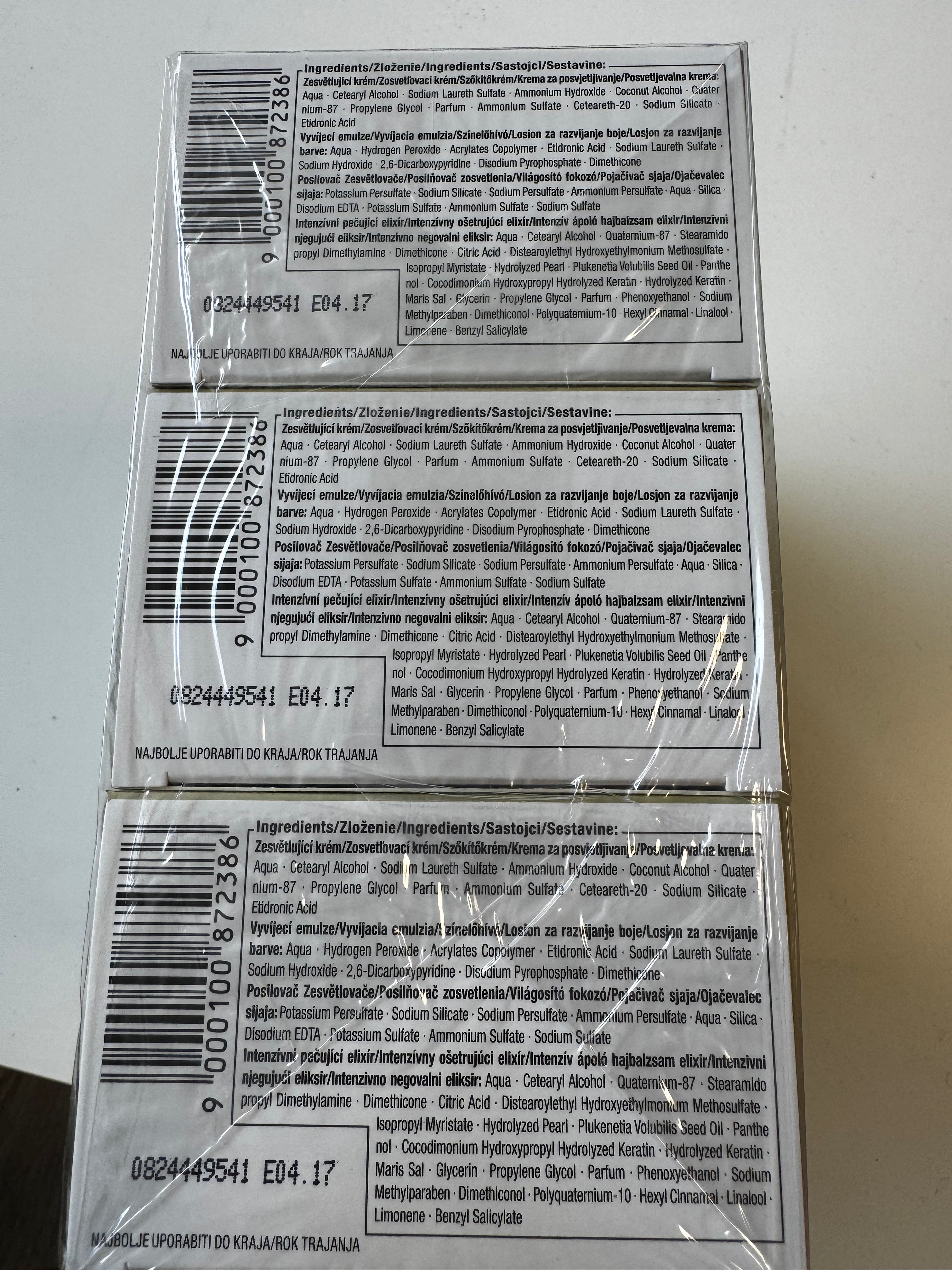 3-pack Schwarzkopf blonde ULTIME LX Xtreme Lightener (verloopt) 