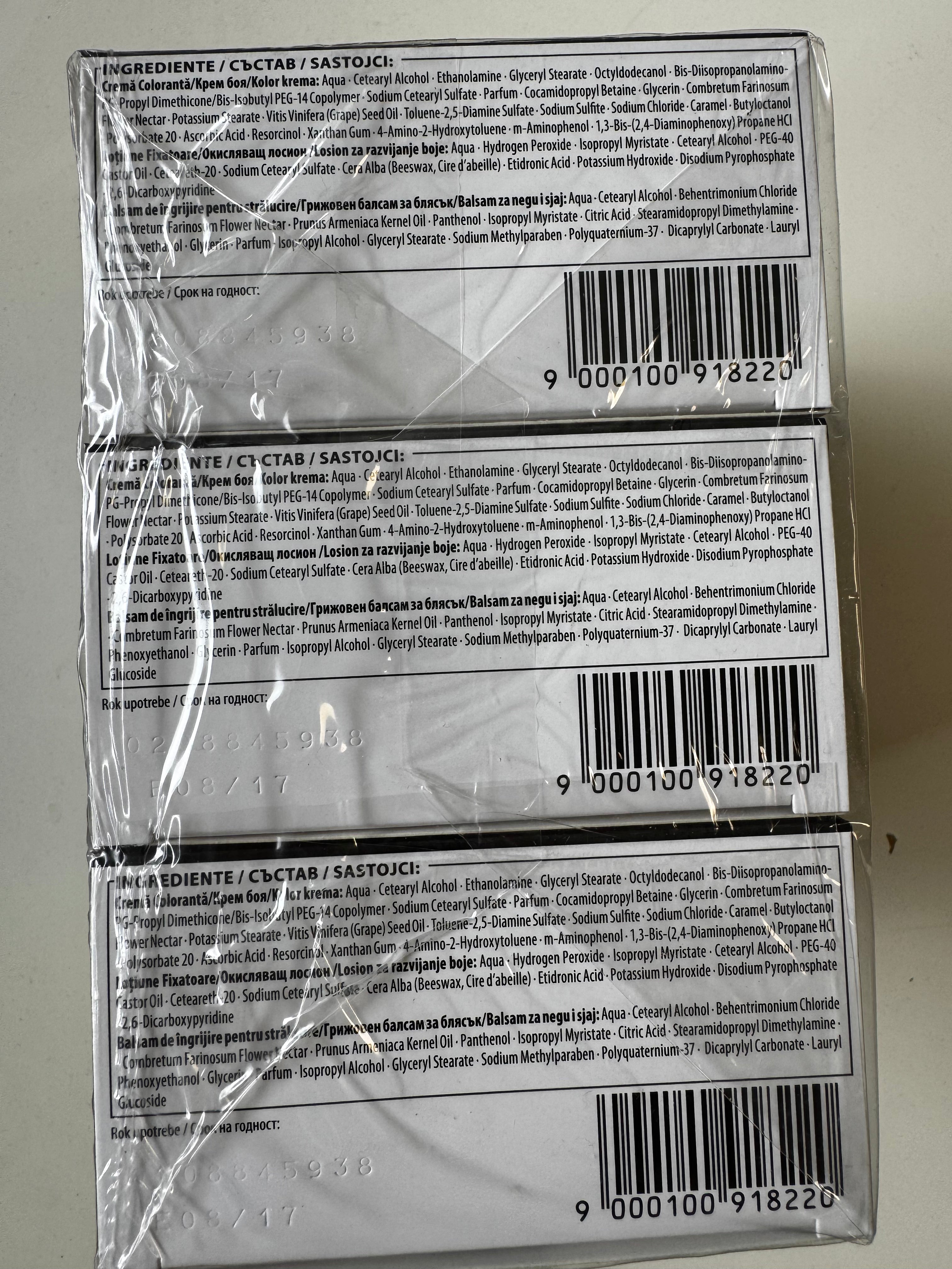 3-pack Schwarzkopf Nectra Color 1010 Silver Blonde / Silver Blonde (resterende voorraad is verlopen) 