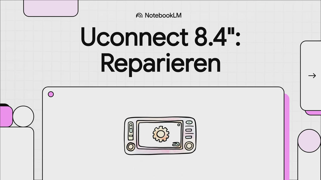 Reparatieservice voor Jeep / Dodge / RAM / Chrysler – Uconnect 8.4” (Ghost Touch &amp; Display Reparatie)