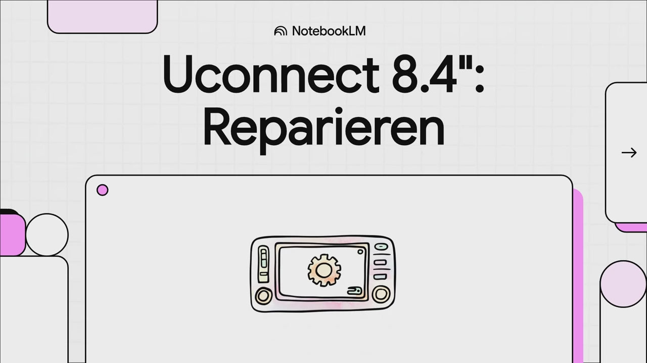 Reparatieservice voor Jeep / Dodge / RAM / Chrysler – Uconnect 8.4” (Ghost Touch &amp; Display Reparatie)
